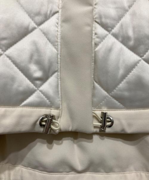 MARILYN MOON（マリリンムーン）MARILYN MOON (マリリンムーン) キルティング リバーシブル ブルゾン アイボリー サイズ:FREEの古着・服飾アイテム