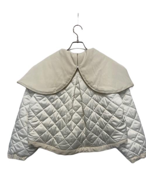 MARILYN MOON（マリリンムーン）MARILYN MOON (マリリンムーン) キルティング リバーシブル ブルゾン アイボリー サイズ:FREEの古着・服飾アイテム