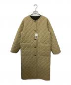 STEVEN ALANスティーブンアラン）の古着「REVERSIBLE QUILTED LONG COAT」｜オリーブ