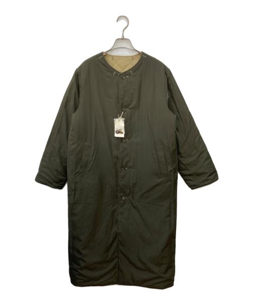 STEVEN ALAN（スティーブンアラン）STEVEN ALAN (スティーブンアラン) REVERSIBLE QUILTED LONG COAT オリーブ サイズ:Mの古着・服飾アイテム