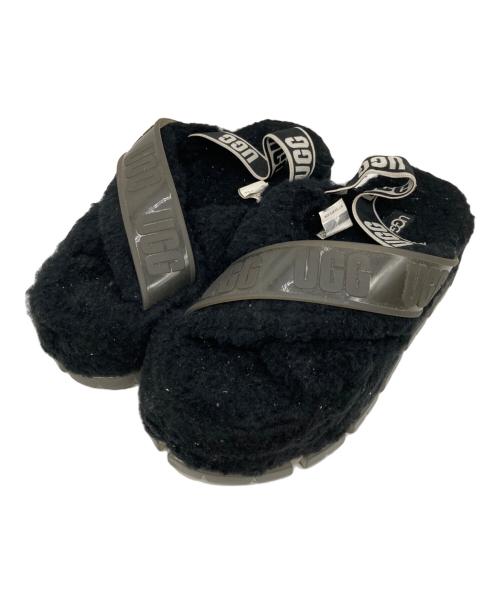 UGG（アグ）UGG (アグ) Fuzzita Clear ブラック サイズ:25の古着・服飾アイテム