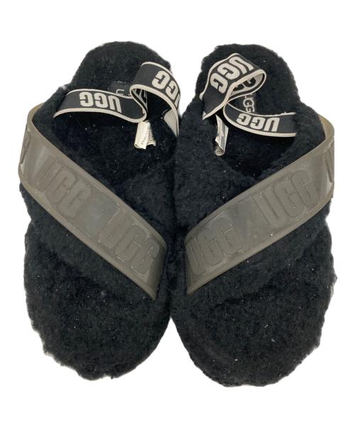 UGG（アグ）UGG (アグ) Fuzzita Clear ブラック サイズ:25の古着・服飾アイテム