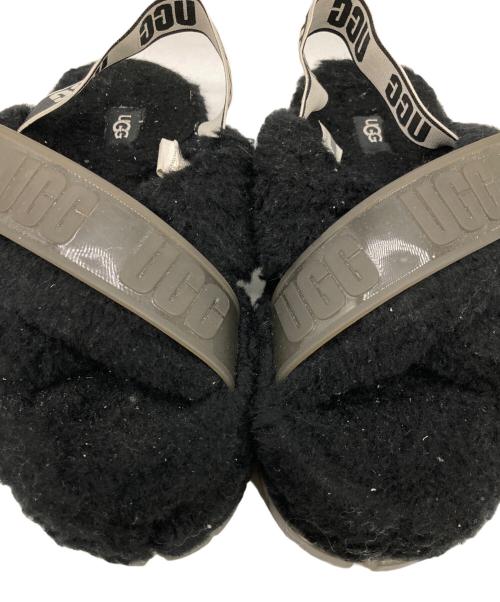 UGG（アグ）UGG (アグ) Fuzzita Clear ブラック サイズ:25の古着・服飾アイテム