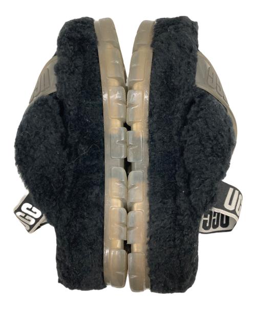 UGG（アグ）UGG (アグ) Fuzzita Clear ブラック サイズ:25の古着・服飾アイテム