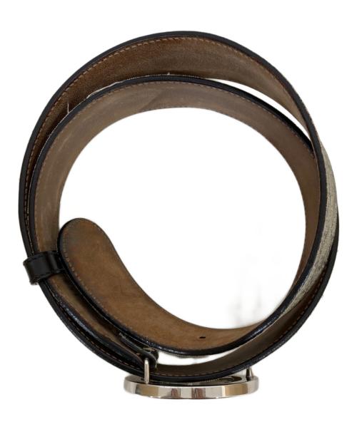 GUCCI（グッチ）GUCCI (グッチ) インターロッキングGバックルベルト ベージュの古着・服飾アイテム