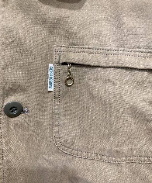 SIERRA DESIGNS（シエラデザインズ）SIERRA DESIGNS (シエラデザインズ) ハンティングジャケット ベージュ サイズ:Lの古着・服飾アイテム