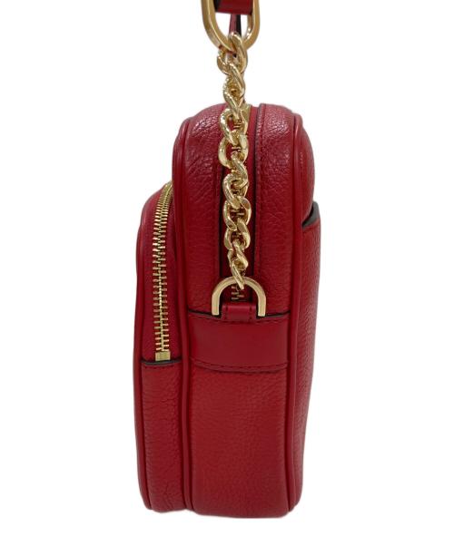 MICHAEL KORS（マイケル・コース）MICHAEL KORS (マイケルコース) ショルダーバッグ レッドの古着・服飾アイテム