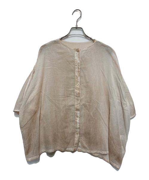 KAGURE（カグレ）kagure (カグレ) ピグメントダイ2WAYブラウス ピンク サイズ:FREEの古着・服飾アイテム
