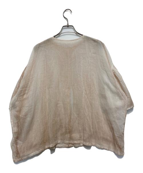 KAGURE（カグレ）kagure (カグレ) ピグメントダイ2WAYブラウス ピンク サイズ:FREEの古着・服飾アイテム