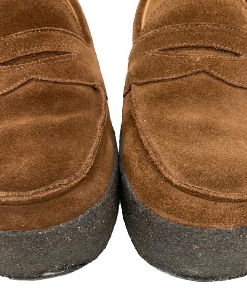 SANDERS（サンダース）SANDERS (サンダース) URBAN RESEARCH (アーバンリサーチ) Mudguard Butt Seam Loafer ブラウン サイズ:27.5㎝の古着・服飾アイテム