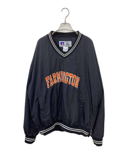 RUSSELL ATHLETIC（ラッセルアスレチック）RUSSELL ATHLETIC (ラッセルアスレチック) ナイロンプルオーバー ブラック サイズ:XLの古着・服飾アイテム