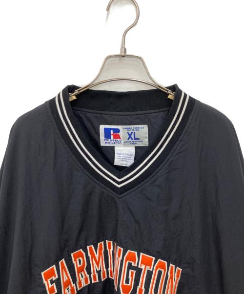 RUSSELL ATHLETIC（ラッセルアスレチック）RUSSELL ATHLETIC (ラッセルアスレチック) ナイロンプルオーバー ブラック サイズ:XLの古着・服飾アイテム