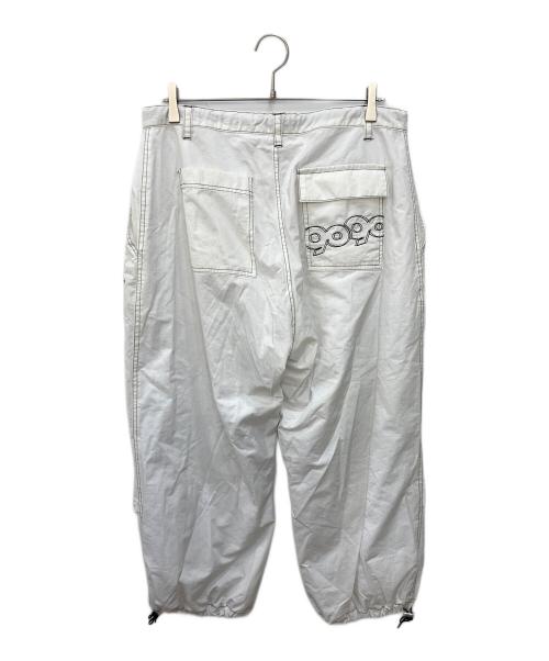 9090（9090）9090 (9090) ナイロンパンツ ホワイト サイズ:Ｌの古着・服飾アイテム