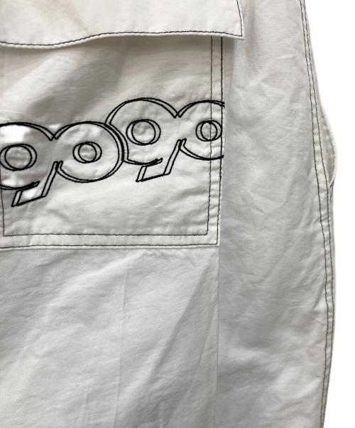 9090（9090）9090 (9090) ナイロンパンツ ホワイト サイズ:Ｌの古着・服飾アイテム