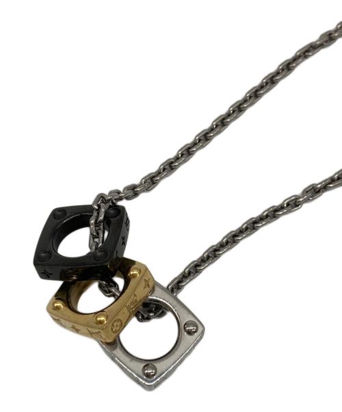 LOUIS VUITTON（ルイ ヴィトン）LOUIS VUITTON (ルイ ヴィトン) ペンダント・モノグラム ボールド シルバー・ブラック・ゴールドの古着・服飾アイテム