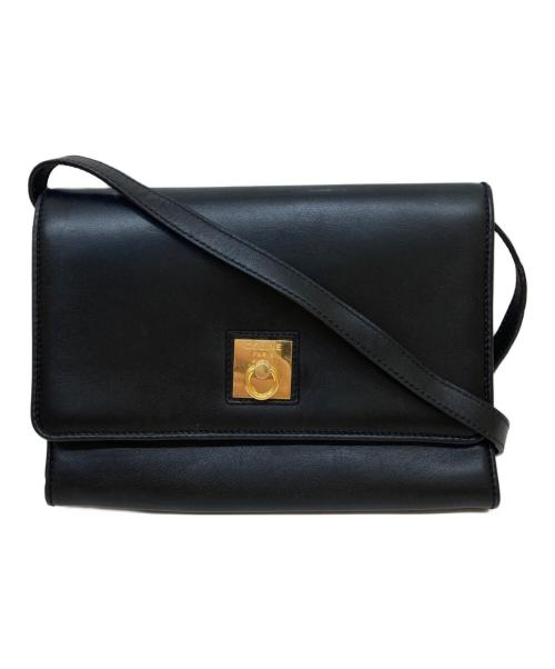 CELINE（セリーヌ）CELINE (セリーヌ) ショルダーバッグ ブラックの古着・服飾アイテム