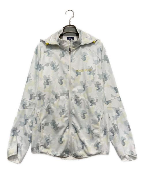 stussy（ステューシー）stussy (ステューシー) ジップパーカー ホワイト サイズ:Lの古着・服飾アイテム