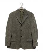 Abercrombie & Fitchアバクロンビー アンド フィッチ）の古着「ヘリンボーンテーラードジャケット」｜ブラウン