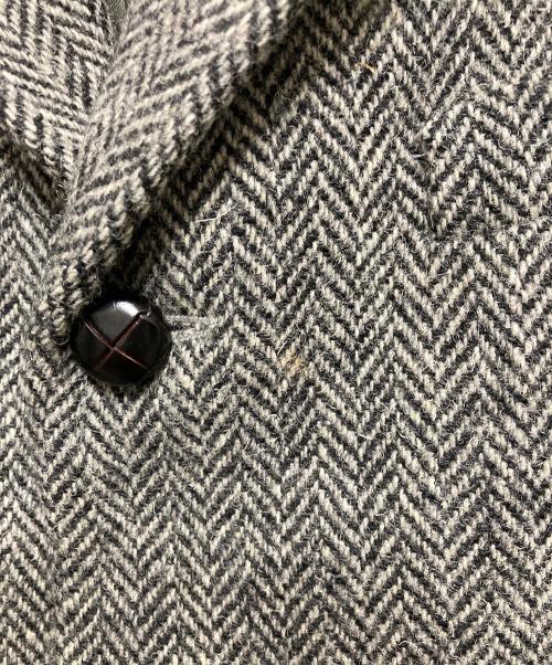 Abercrombie & Fitch（アバクロンビー アンド フィッチ）Abercrombie & Fitch (アバクロンビー アンド フィッチ) ヘリンボーンテーラードジャケット ブラウン サイズ:Lの古着・服飾アイテム