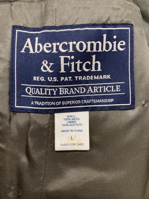 Abercrombie & Fitch（アバクロンビー アンド フィッチ）Abercrombie & Fitch (アバクロンビー アンド フィッチ) ヘリンボーンテーラードジャケット ブラウン サイズ:Lの古着・服飾アイテム