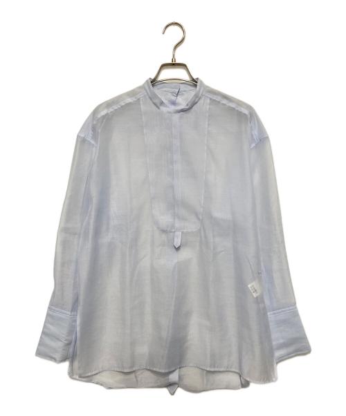 Whim Gazette（ウィムガゼット）Whim Gazette (ウィムガゼット) オーガンジープルオーバーブラウス スカイブルー サイズ:SIZE Freeの古着・服飾アイテム