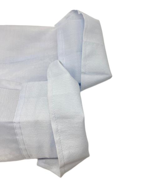 Whim Gazette（ウィムガゼット）Whim Gazette (ウィムガゼット) オーガンジープルオーバーブラウス スカイブルー サイズ:SIZE Freeの古着・服飾アイテム