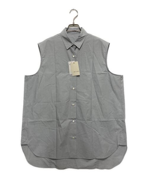 Whim Gazette（ウィムガゼット）Whim Gazette (ウィムガゼット) ボウタイノースリーブブラウス スカイブルー サイズ:SIZE Free 未使用品の古着・服飾アイテム