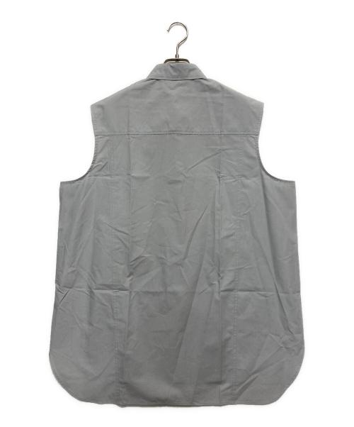 Whim Gazette（ウィムガゼット）Whim Gazette (ウィムガゼット) ボウタイノースリーブブラウス スカイブルー サイズ:SIZE Free 未使用品の古着・服飾アイテム