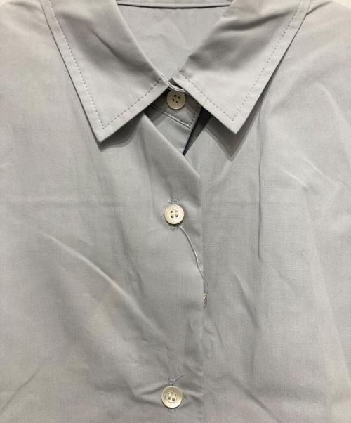 Whim Gazette（ウィムガゼット）Whim Gazette (ウィムガゼット) ボウタイノースリーブブラウス スカイブルー サイズ:SIZE Free 未使用品の古着・服飾アイテム