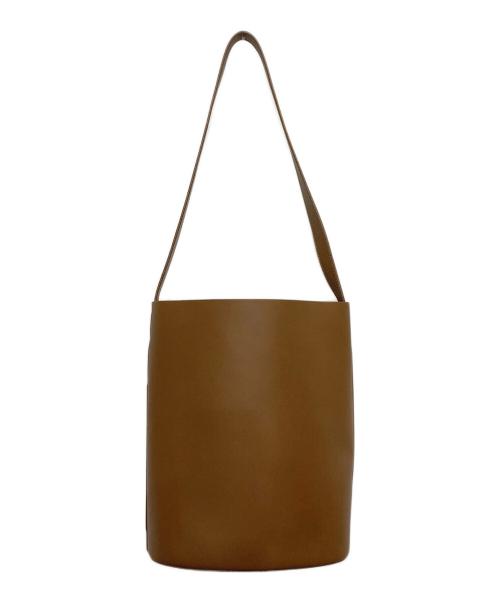 RIM.ARK（リムアーク）RIM.ARK (リムアーク) Leather bucket shoulder bag ブラウンの古着・服飾アイテム