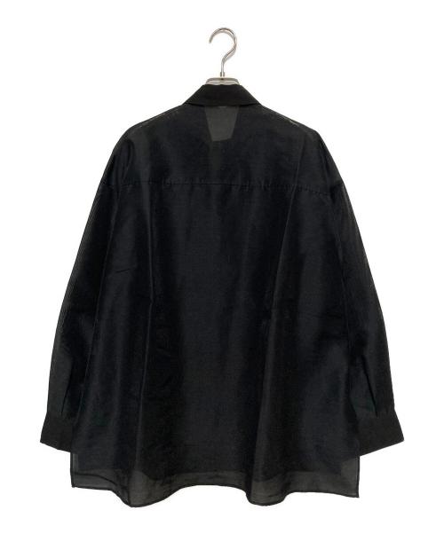 MIESROHE（ミースロエ）MIESROHE (ミースロエ) ビブ切り替えシアーSH ブラック サイズ:SIZE Freeの古着・服飾アイテム