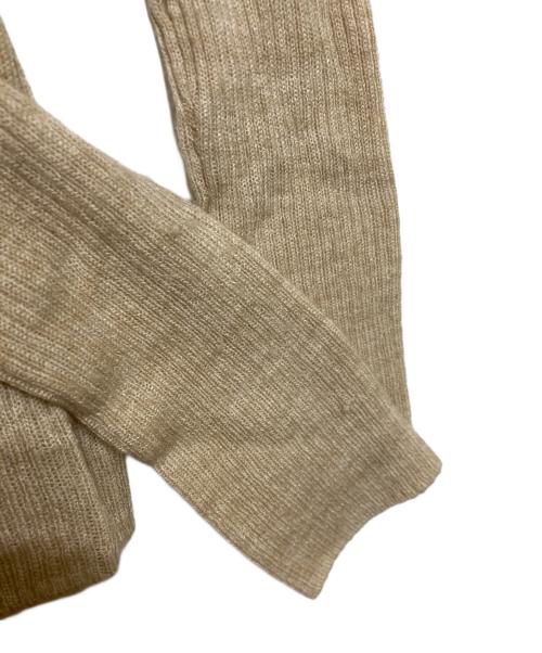 anuans（アニュアンス）anuans (アニュアンス) アシンメトリーフリルキャミソールニットセット ベージュ サイズ:FREEの古着・服飾アイテム