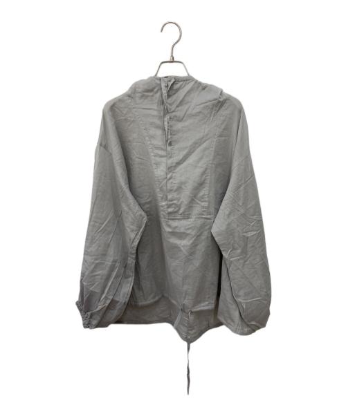 mizuiro-ind（ミズイロインド）mizuiro-ind (ミズイロインド) フード付きプルオーバーシャツ グレー サイズ:不明の古着・服飾アイテム