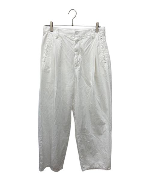 CALMER（カルメール）CALMER (カルメール) 7oz デニムタックパンツ ホワイト サイズ:2の古着・服飾アイテム