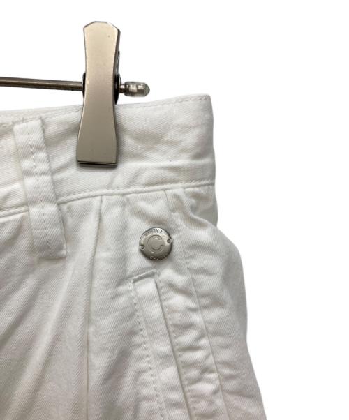 CALMER（カルメール）CALMER (カルメール) 7oz デニムタックパンツ ホワイト サイズ:2の古着・服飾アイテム