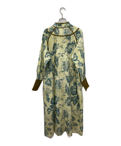 ROSE BUD（ローズバッド）ROSE BUD (ローズバッド) チャイナカラーワンピース イエロー サイズ:Ｆの古着・服飾アイテム