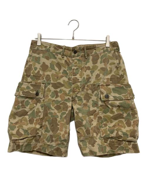 RRL（ダブルアールエル）RRL (ダブルアールエル) ダックハンターカモ カーゴショーツ カーキ サイズ:SIZE 78.5cm (W31)の古着・服飾アイテム