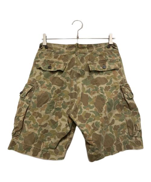 RRL（ダブルアールエル）RRL (ダブルアールエル) ダックハンターカモ カーゴショーツ カーキ サイズ:SIZE 78.5cm (W31)の古着・服飾アイテム
