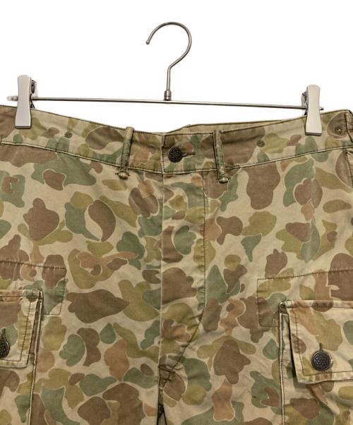 RRL（ダブルアールエル）RRL (ダブルアールエル) ダックハンターカモ カーゴショーツ カーキ サイズ:SIZE 78.5cm (W31)の古着・服飾アイテム
