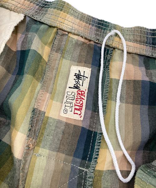 stussy（ステューシー）stussy (ステューシー) 90s イージーショーツ グリーン サイズ:Lの古着・服飾アイテム