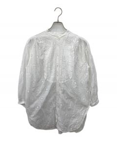 タグ付き❣️ツハル× bulbul リネンスタンドカラーギャザーブラウス 中古・古着通販】TSUHARU by Samansa Mos2 (ツハル バイ サマンサ