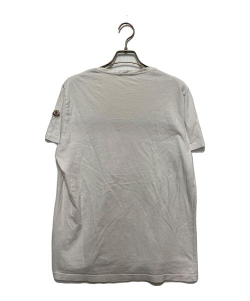 MONCLER（モンクレール）MONCLER (モンクレール) ポケットTシャツ ホワイト サイズ:Lの古着・服飾アイテム