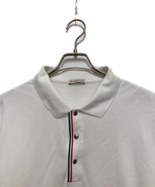 MONCLER（モンクレール）MONCLER (モンクレール) ポロシャツ ホワイト サイズ:XXXLの古着・服飾アイテム