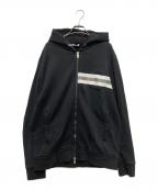 MONCLERモンクレール）の古着「ジップパーカー」｜ブラック