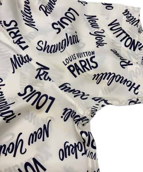 LOUIS VUITTON（ルイ ヴィトン）LOUIS VUITTON (ルイ ヴィトン) シティーロゴプリントアロハシャツ アイボリー サイズ:XLの古着・服飾アイテム