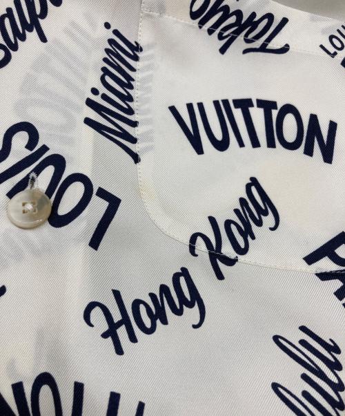 LOUIS VUITTON（ルイ ヴィトン）LOUIS VUITTON (ルイ ヴィトン) シティーロゴプリントアロハシャツ アイボリー サイズ:XLの古着・服飾アイテム