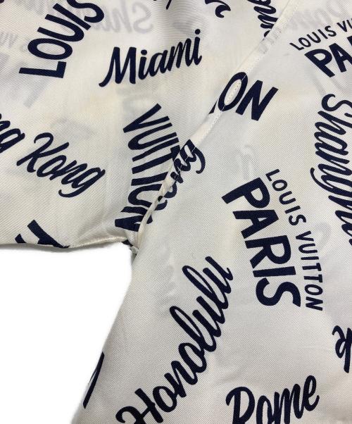 LOUIS VUITTON（ルイ ヴィトン）LOUIS VUITTON (ルイ ヴィトン) シティーロゴプリントアロハシャツ アイボリー サイズ:XLの古着・服飾アイテム