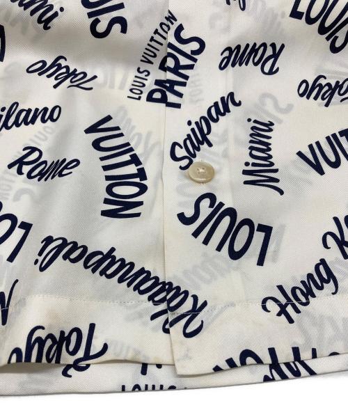 LOUIS VUITTON（ルイ ヴィトン）LOUIS VUITTON (ルイ ヴィトン) シティーロゴプリントアロハシャツ アイボリー サイズ:XLの古着・服飾アイテム