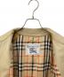 中古・古着 Burberry's (バーバリーズ) 裏ノヴァチェックトレンチコート ベージュ サイズ:7AB2：10000円