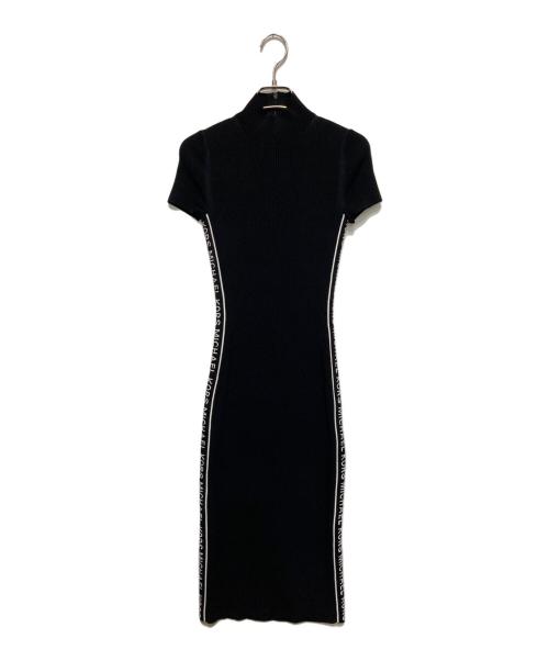 MICHAEL KORS（マイケル・コース）MICHAEL KORS (マイケルコース) サイドラインタイトワンピース ブラック サイズ:XSの古着・服飾アイテム